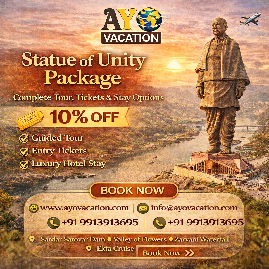 Read more about the article Statue of Unity Package – Complete Tour, Tickets & Stay Options