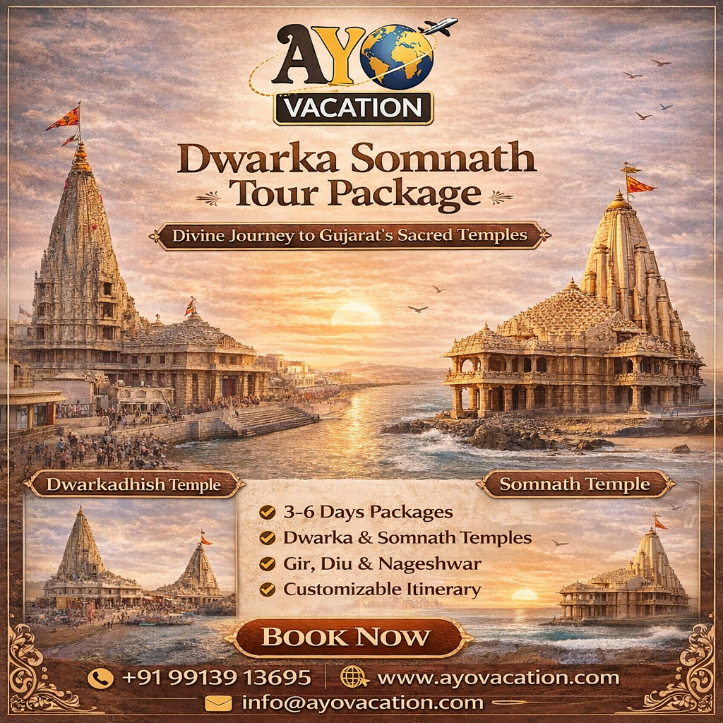 Read more about the article Dwarka Somnath Tour Package – Divine Journey to Gujarat’s Sacred Temples