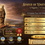 Statue of Unity Tour Package (3 Nights 4 Days) Statue of Unity 3 night 4 days itinerary