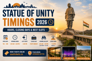 Read more about the article Statue of Unity Timings — Hours, Closing Days & Best Slots 2026